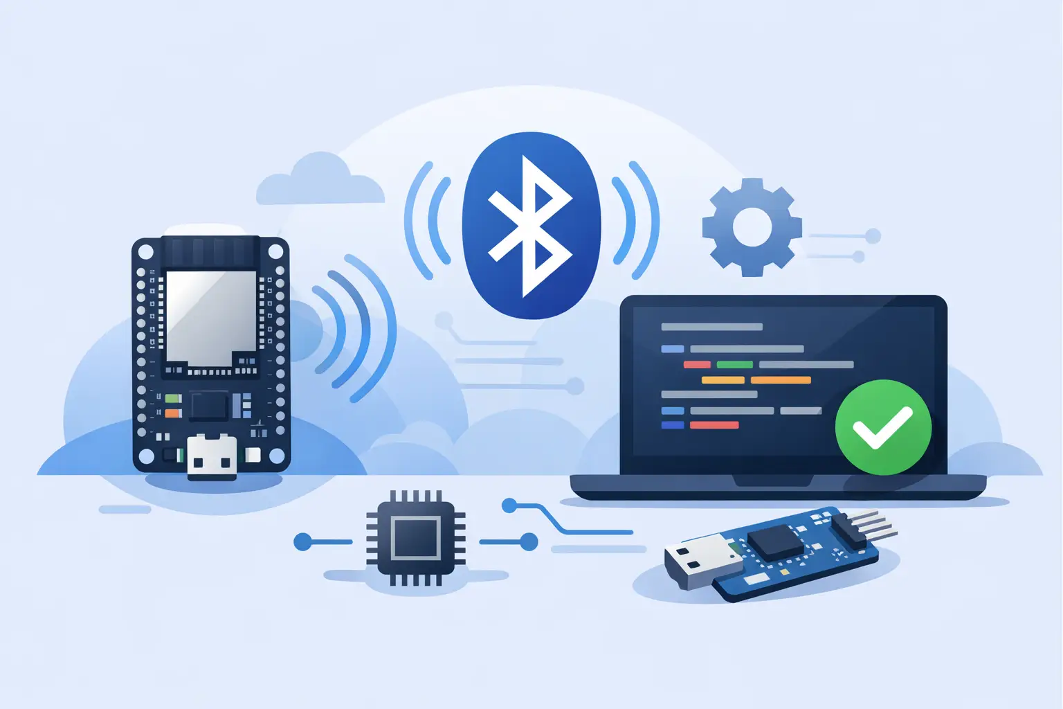 Código Bluetooth ESP32 serial que compila