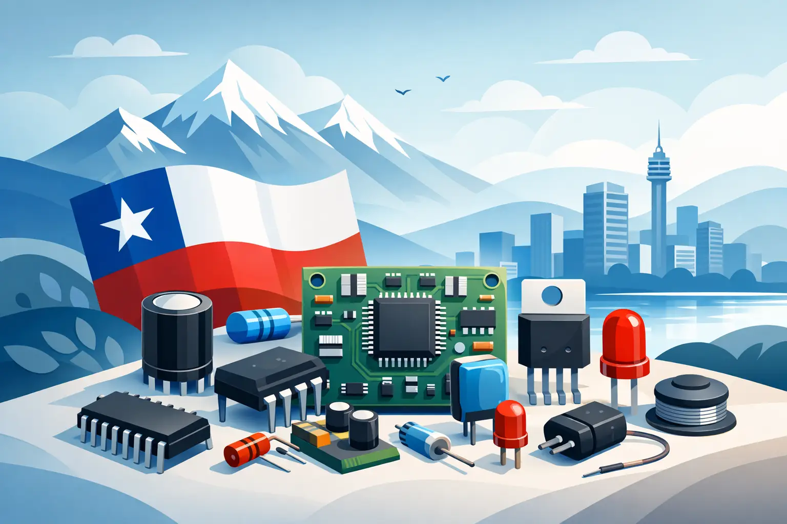 Componentes electrónicos Chile sin errores