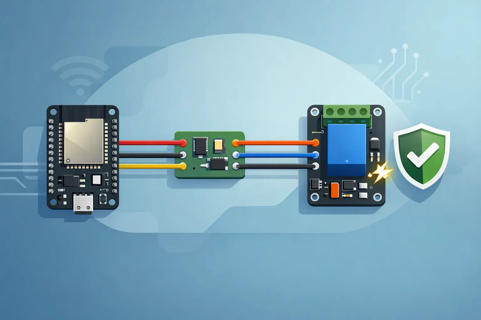 Cómo conectar relé ESP32 5V sin dañar pines